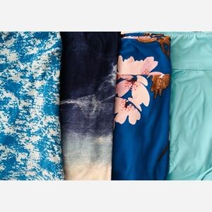 Free Shipping - 💙 Blue Crush Collection – 4 LuLaRoe TC Leggings Set